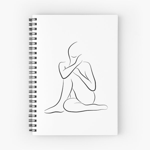 Item preview, Minimalist Nude Woman Line Drawing - Loyal Liliana designed and sold by Melody Watson.
