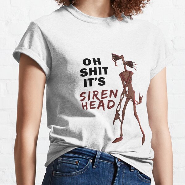 Siren Head T Shirts Redbubble - siren head t shirt roblox