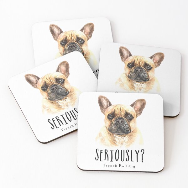 Item preview, Seriously - French Bulldog designed and sold by overstyle.