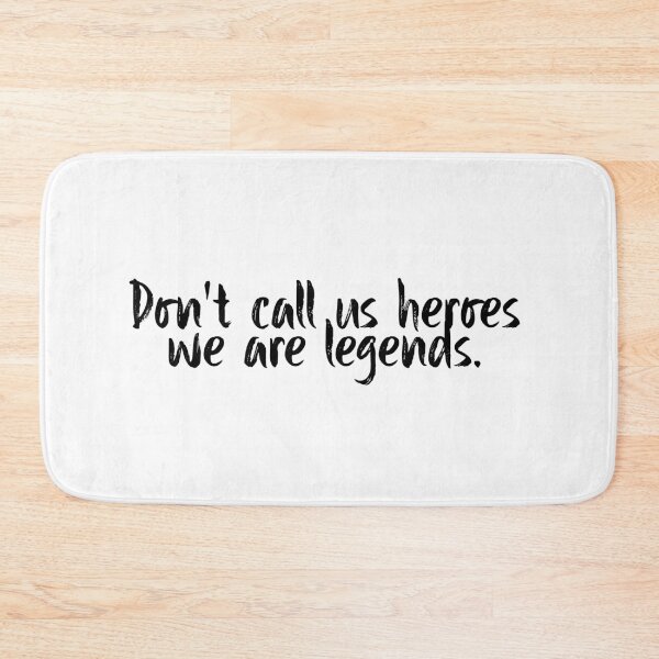 Item preview, Dont call us heroes designed and sold by october-lady.