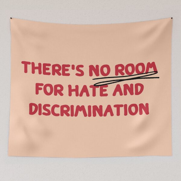 Item preview, There is no room for hate and discrimination designed and sold by mydoodlesateme.