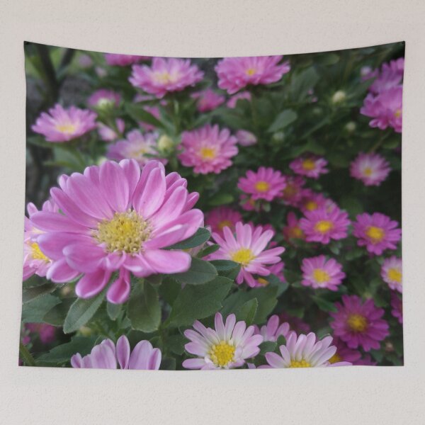 Item preview, Purple violet flowers in a Polish garden designed and sold by AmeliasArtistry.