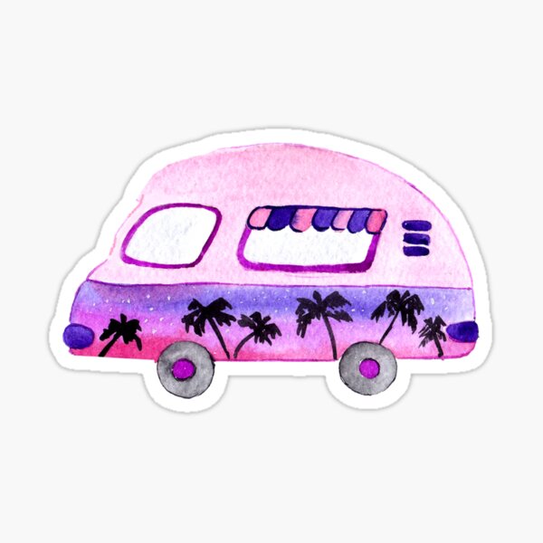 Sticker for Camper Light Pink Dei Twenty Marine Caravan Vans Boats H 70 CM
