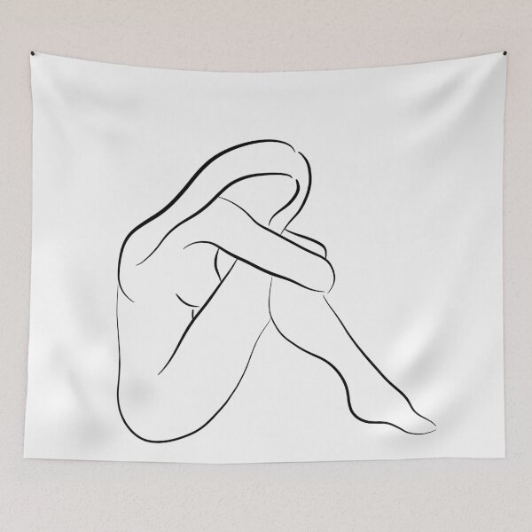 Item preview, Female Form Drawing - Lovesick Luciana designed and sold by Melody Watson.