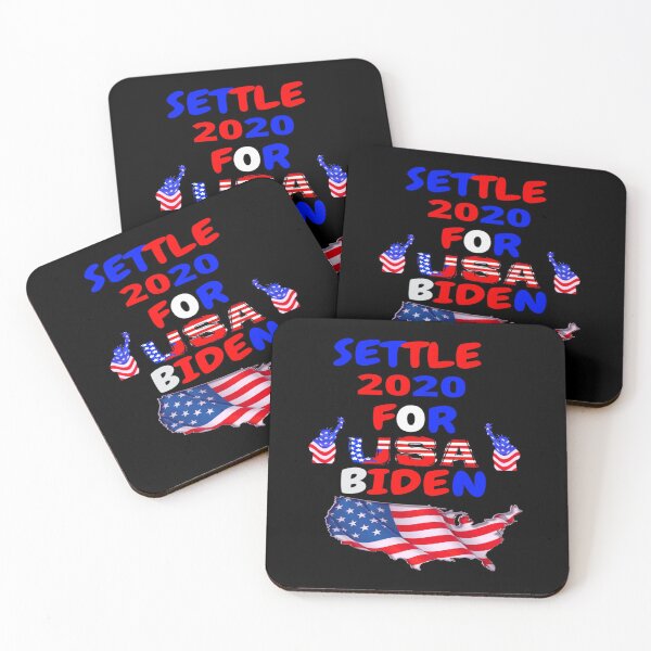 Item preview, Settle for Biden 2020 Slim Fit T-Shirt designed and sold by mehdi zaidoune.