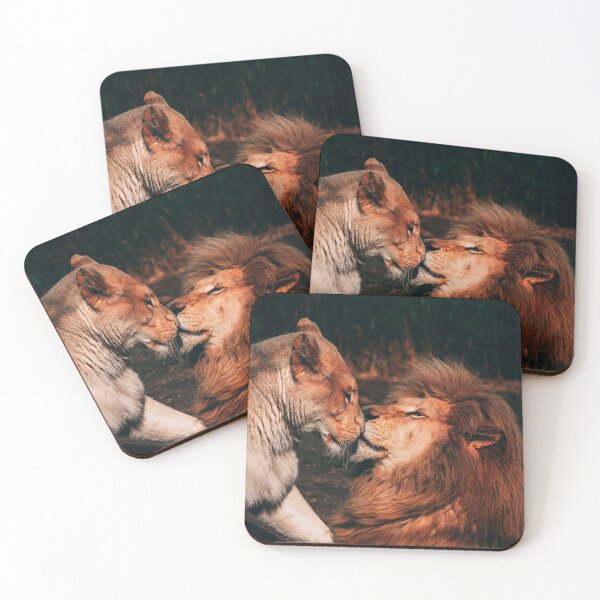 Item preview, Love Between King and Queen of The Jungle designed and sold by ak3shay.