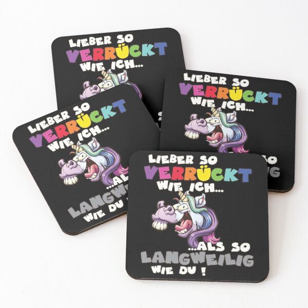 Item preview,  than as boring as you! Are you a unique person and proud of it? Then this crazy unicorn design is also perfect as a gift for crazy friends etc. designed and sold by MyPriond.