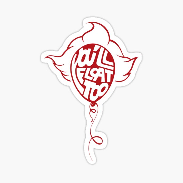 Red Balloon IT Sticker