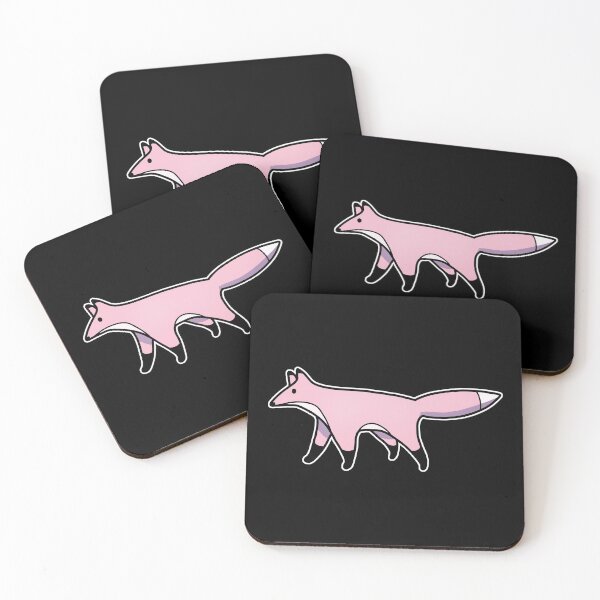 Item preview, Pink Fox Hurries Home designed and sold by ninebats.