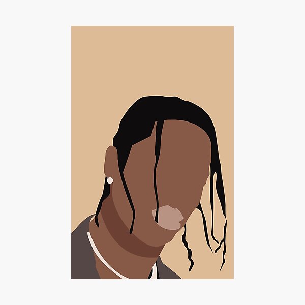 Travis Scott Photographic Print For Sale By Byersprints Redbubble