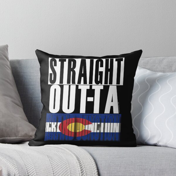 Item preview, Straight Outta Grand Junction Colorado Flag por Merch Creation Studio designed and sold by MerchCStudio.