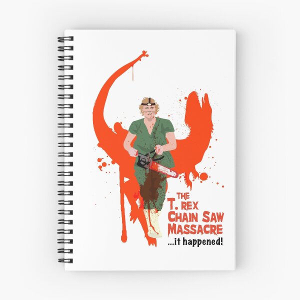 Item preview, The T. rex Chainsaw Massacre designed and sold by GaffaMondo.