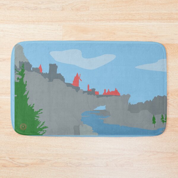 Item preview, Skyrim Solitude Landscape Vector Artwork designed and sold by Tamriel's Wanderer.