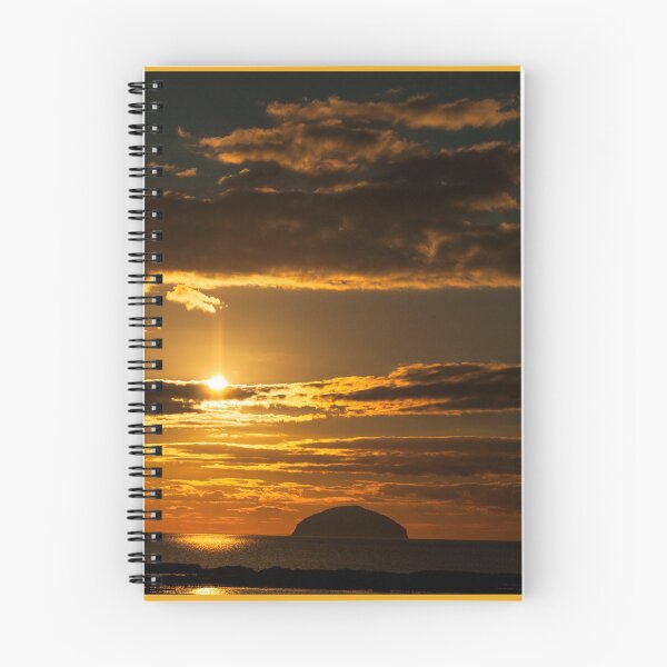Item preview, Seascape Dusk Ailsa Craig Ayrshire Scotland designed and sold by Stravaigin.