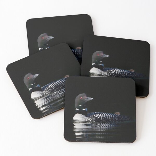 Item preview, Common loon with shy chick designed and sold by James Cumming.