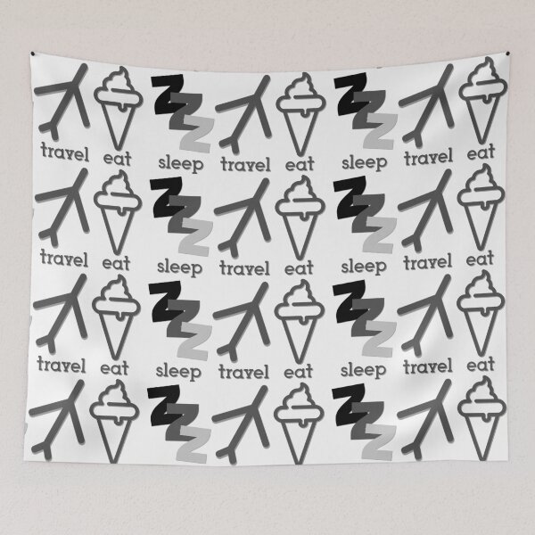 Item preview, Eat Sleep Travel designed and sold by DesignsByRisa.