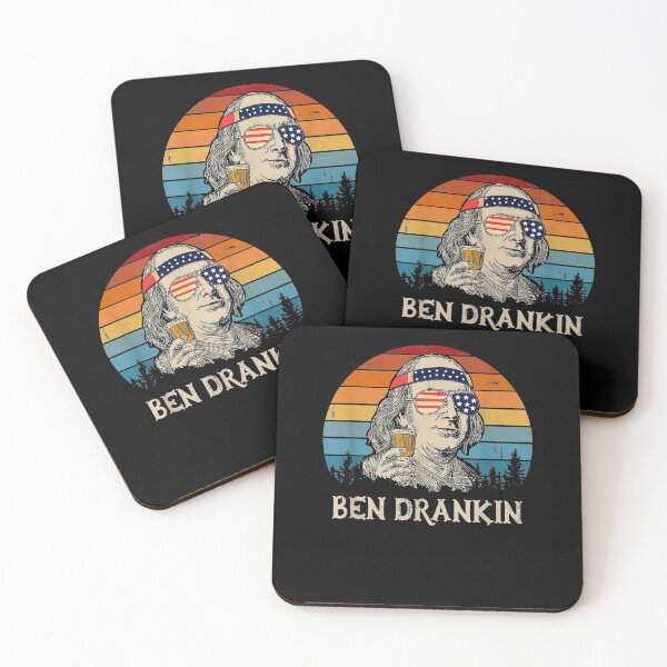 Item preview, Ben Drankin Beer 4th of July Funny Patriotic USA Retro designed and sold by BestDesign77.