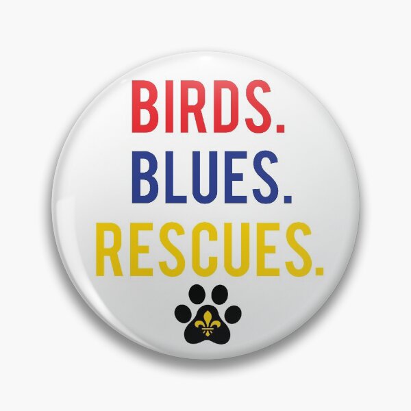 Item preview, St. Louis Sports and Dog Rescue - Birds Blues Rescues  designed and sold by Anna Fox.