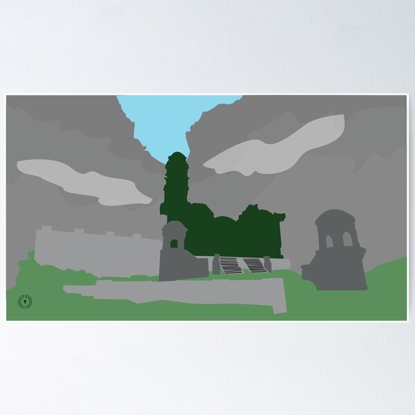 Item preview, Skyrim Markarth Landscape Vector Artwork designed and sold by Tamriel's Wanderer.