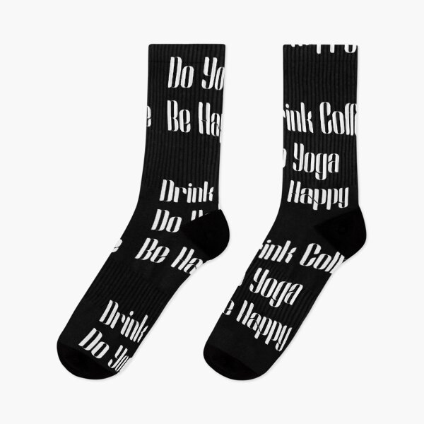 Item preview, Drink Coffee, Do Yoga, Be Happy | Yoga Gift | Coffee Lover | Typography Design designed and sold by Sadhana Design Studio.