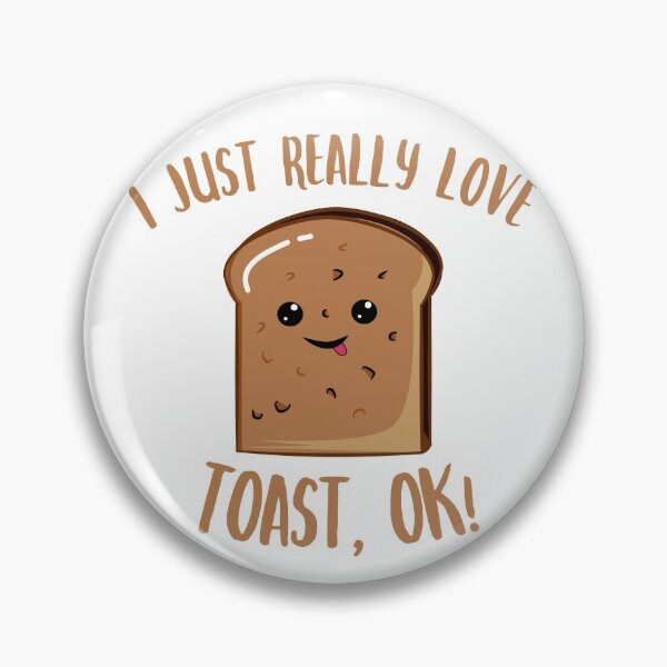 Item preview, I Just Really Love Toast OK Kawaii Slice of Toast t shirt designed and sold by Dan66.