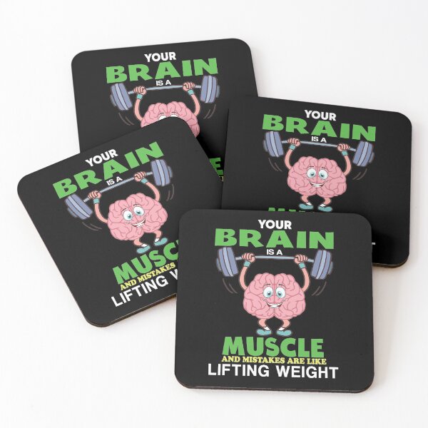 Item preview, Your Brain Is A Muscle Mistakes Grow Life Think designed and sold by BAISSANE.