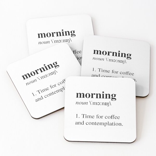 Item preview, morning definition designed and sold by madhatter3642.