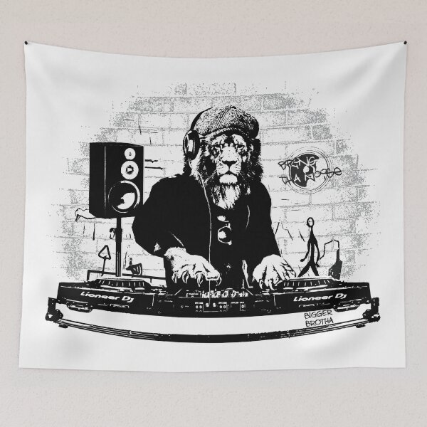 Item preview, The Lion King of The Decks (Bring Tha Noise DJ)  designed and sold by BiggerBrotha.