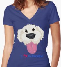 Kisses! Women's Fitted V-Neck T-Shirt