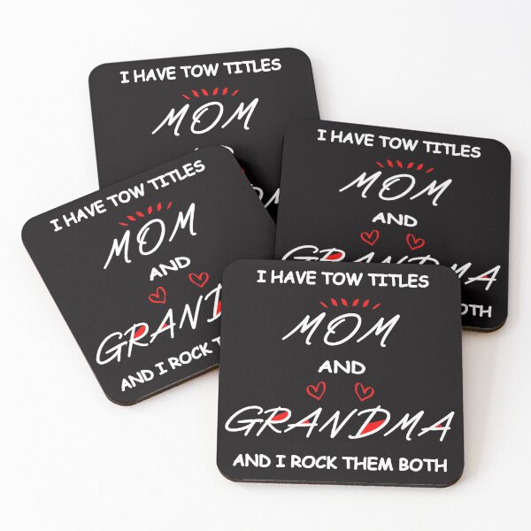 Item preview, I Have Two Titles Mom And Grandma designed and sold by Ms-Nach.