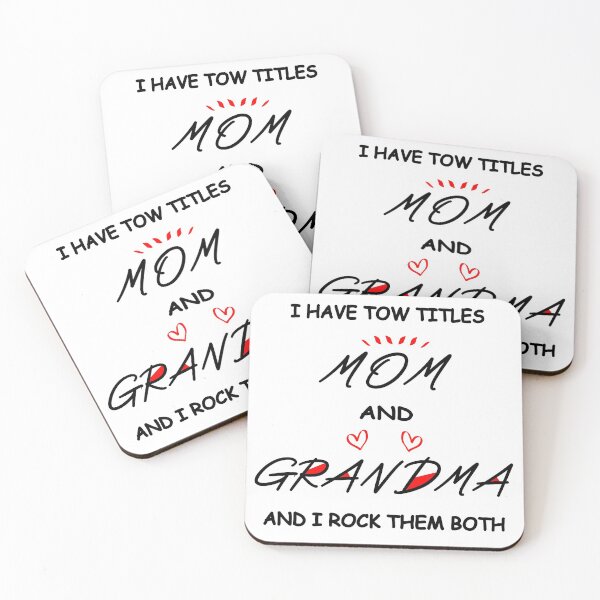 Item preview, I Have Two Titles Mom And Grandma designed and sold by Ms-Nach.