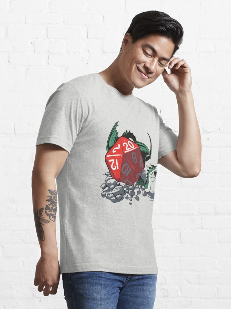 Thumbnail 3 of 7, Essential T-Shirt, CRITICAL HIT designed and sold by Adams Pinto.