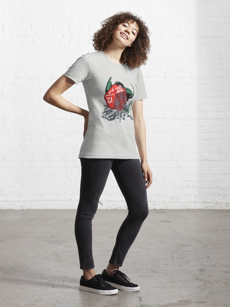Thumbnail 4 of 7, Essential T-Shirt, CRITICAL HIT designed and sold by Adams Pinto.