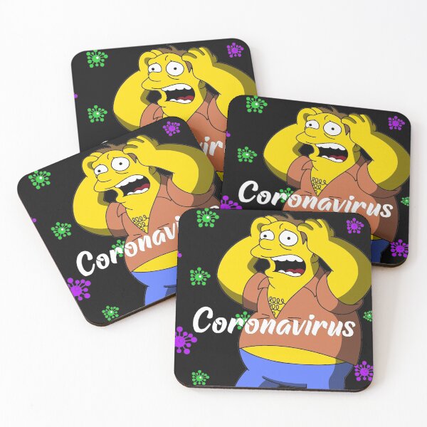 Artikelvorschau, Barney Sim.pson Coronavirus entworfen und verkauft von calumnio1.