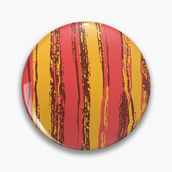 Item preview, Salmon Pink, Brown & Dark Yellow Stripes designed and sold by Mia Harper Design.