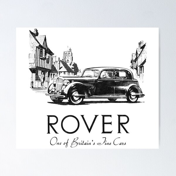 Item preview, Rover. One of Britain’s Fine Cars. designed and sold by PetroleumSpirit.