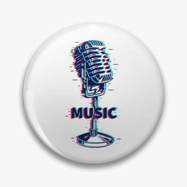 Item preview, Retro Microphone designed and sold by Vector Scout Lab.