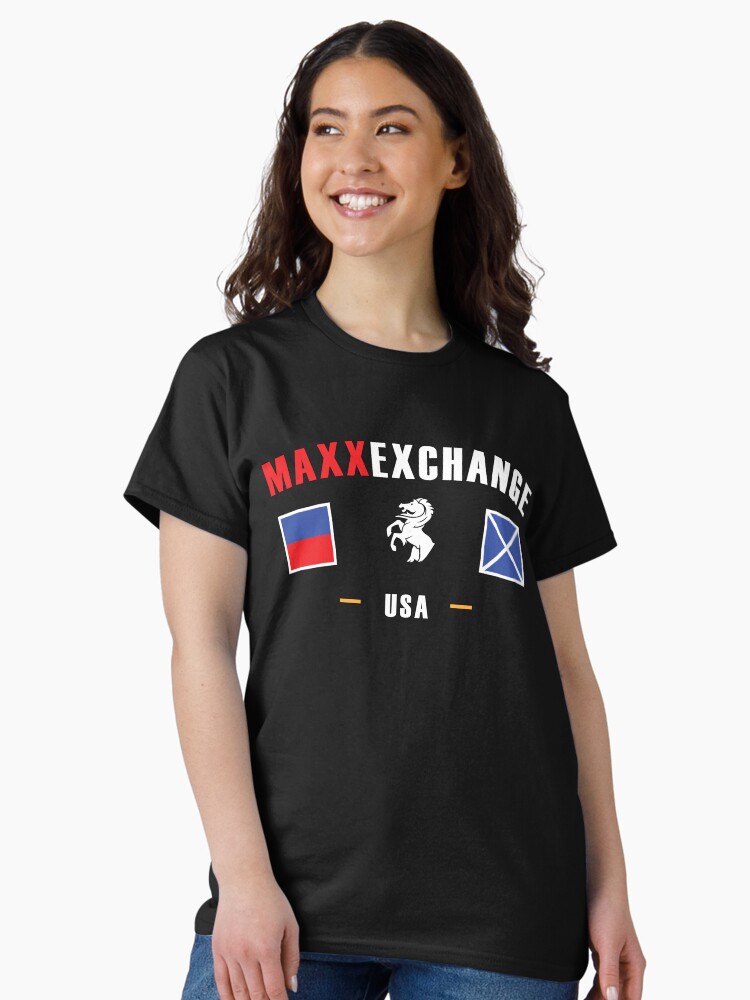 Thumbnail 2 of 7, Classic T-Shirt, Maxx Exchange Stallion Catamaran Powerboat Skipper. designed and sold by maxxexchange.