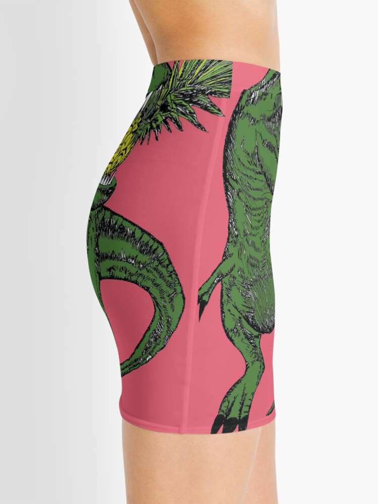 Dinosaur Pineapple Mini Skirt
