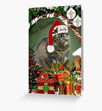"OK WHERE'S THE CATNIP? LETS GET THIS PARTY GOING" Greeting Card