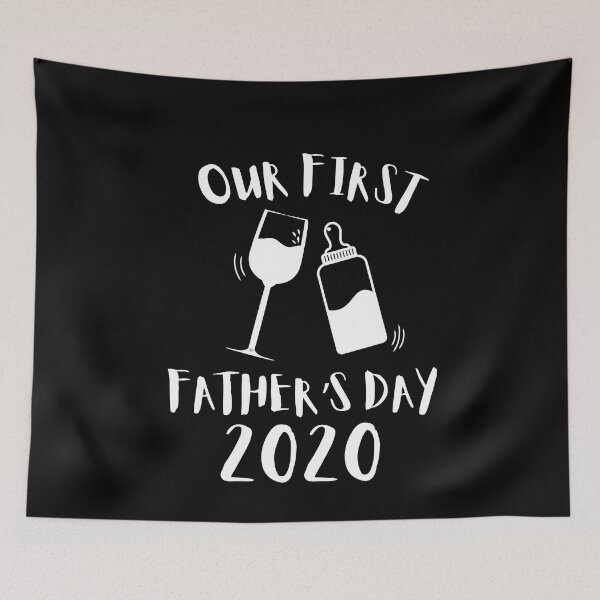 Item preview, Our First Father's Day 2020 designed and sold by Merch By ika.