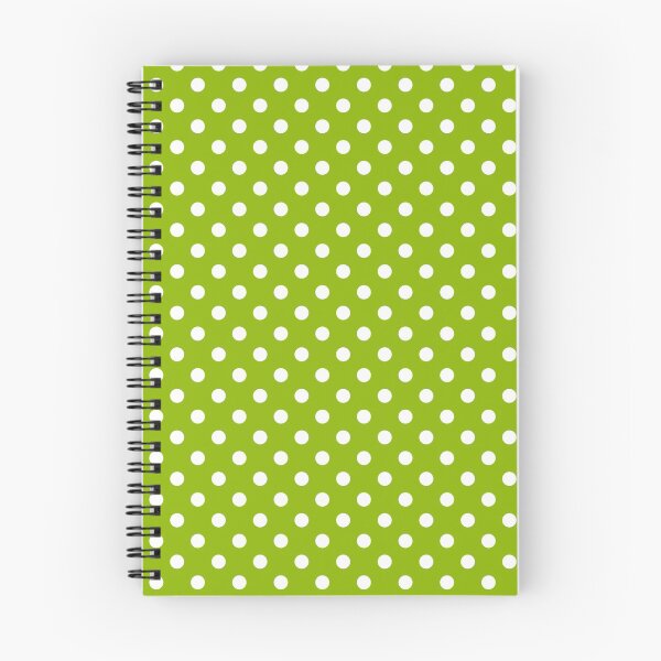 Item preview, Apple Green with White Polka Dots designed and sold by WearURColors.