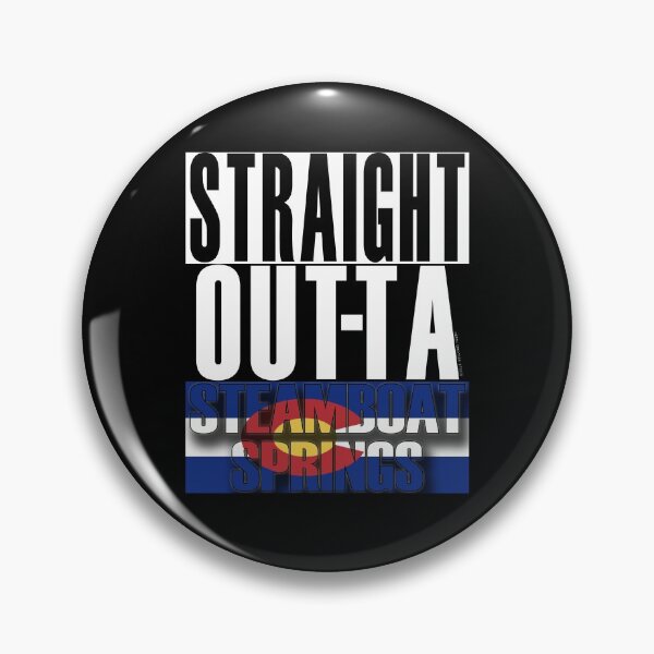 Artikelvorschau, Gerade Outta Steamboat Springs Colorado Flagge von Merch Creation Studio entworfen und verkauft von MerchCStudio.