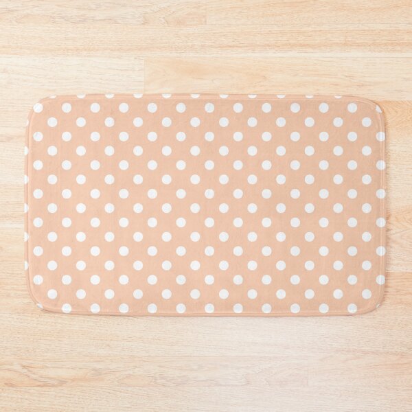 Item preview, Apricot with White Polka Dots designed and sold by WearURColors.