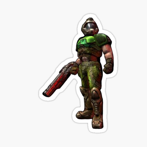 Doomguy Sticker For Sale By Nojohns69 Redbubble 2880