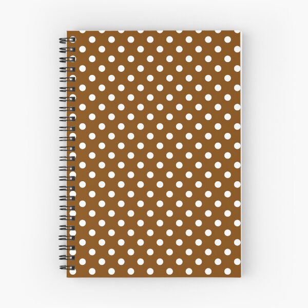 Item preview, Chocolate Brown with White Polka Dots designed and sold by WearURColors.