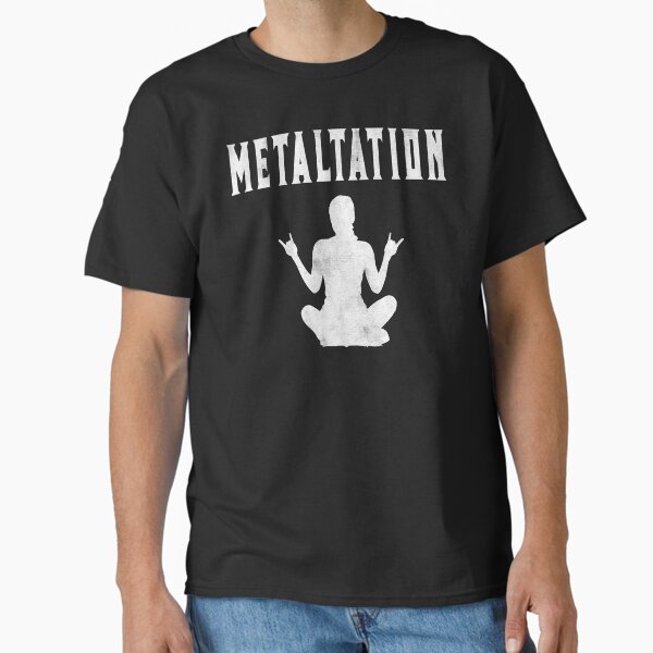 Vista previa del artículo con la obra «METALTACIÓN - Meditación del Metal», diseñado y vendido por Carl's Clothing.