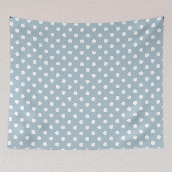 Item preview, Pastel Blue with White Polka Dots designed and sold by WearURColors.
