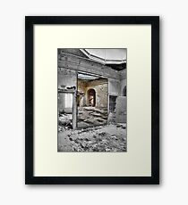 MIRROR DECAY Framed Print