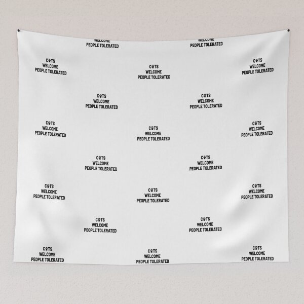 Item preview, Cats Welcome People Tolerated designed and sold by MG STORE.